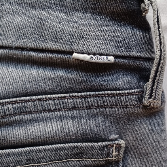 MOTHER - Looker Ankle Fray Jeans- Huntress, Gray Wash, Sold on Revolve - Picture 8 of 16